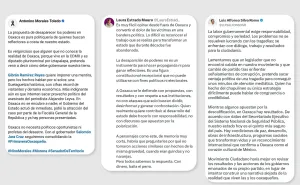 Senadores de la 4T responden a ataque contra la soberanía de Oaxaca