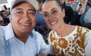Nos une el Maíz, afirma Nino Morales; al recibir a la Presidenta Claudia Sheinbaum en su visita a la entidad