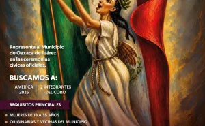 Convoca Municipio de Oaxaca de Juárez a participar en la selección de América 2026 y del Coro Cívico Municipal