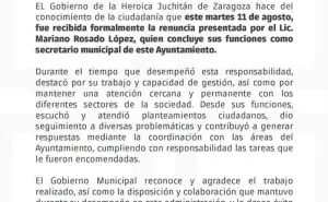 Comunicado Municipio de Juchitán 