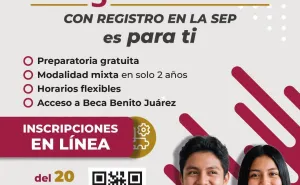 Estudia gratis en Xoxocotlán; continúan inscripciones al Bachillerato Nacional Margarita Maza