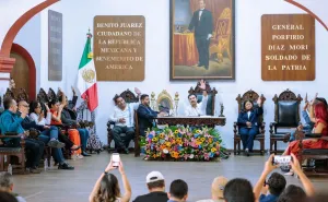Ray Chagoya informa medidas de seguridad y supervisión permanente en obra privada Parque Oaxaca
