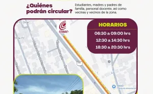 Refuerzan operativo vial y habilitan tránsito local en zona del Paso a Desnivel Monumento a Juárez 