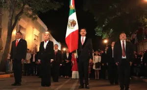 Marcha Patriótica enaltece el orgullo y la identidad de Oaxaca de Juárez