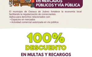 Ayuntamiento de Oaxaca de Juárez mantiene beneficios en incentivos fiscales