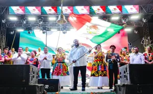 Juchitán celebra el Grito de Independencia