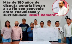 Más de 180 años de disputa agraria llegan a su fin con convenio entre Yucunicoco y Juxtlahuaca: Jesús Romero