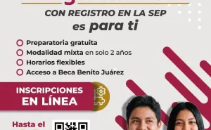 Continúa abierta inscripción al Bachillerato Margarita Maza en Xoxocotlán