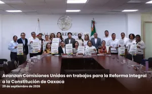 Avanzan Comisiones Unidas en trabajos para la Reforma Integral a la Constitución de Oaxaca
