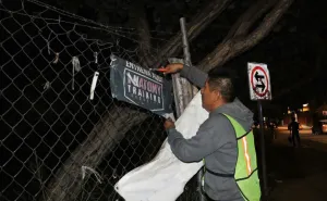 Acciones nocturnas de limpieza para el cuidado de Oaxaca de Juárez 