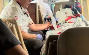 Ambulancia aérea del Gobierno Estatal traslada a Kevin a Estados Unidos, recibirá atención especializada por quemaduras
