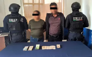 Policía Municipal detiene a dos personas que transportaban dinero en efectivo sin acreditar su procedencia