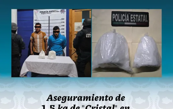 Detiene Policía Estatal a masculinos en Putla Villa de Guerrero acusados de delitos contra la salud