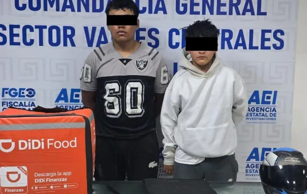 FGEO detiene a dos personas por robo con violencia