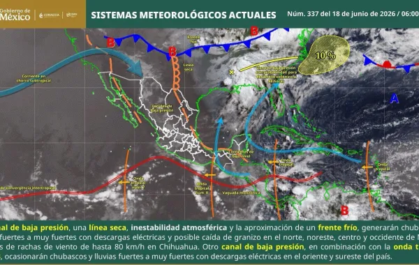 Onda tropical número 8 favorecerá lluvias y tormentas aisladas en Oaxaca