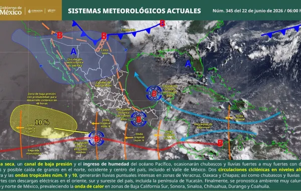 Prevén lluvias con tormentas eléctricas y oleaje elevado en la costa oaxaqueña