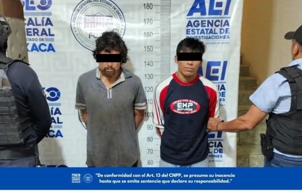 Operativo coordinado en Etla deja dos personas detenidas y aseguramiento de dosis de droga