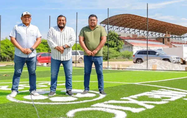 ¡Muy pronto el balón rodará en la nueva cancha que será para los jóvenes de la séptima sección!