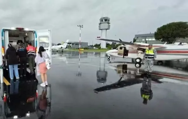 Traslado aéreo de emergencia de Oaxaca a Puebla