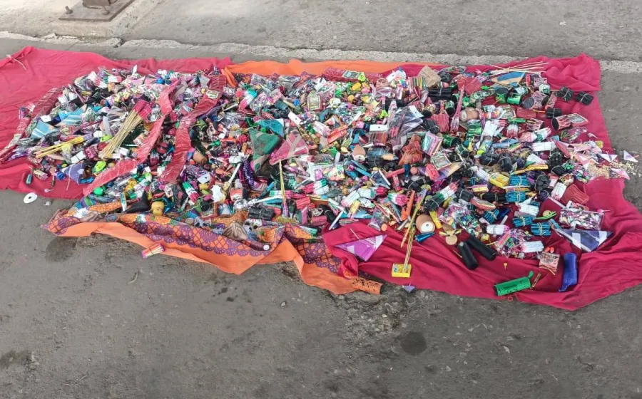 Decomisan en operativo 50 kg de pirotecnia