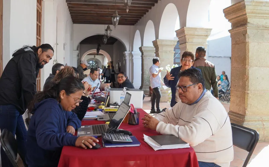 Resultados históricos la recaudación de impuestos en Oaxaca de Juárez