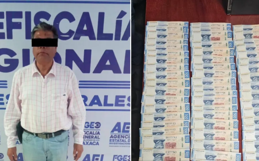 Detiene Fiscalía de Oaxaca en la ciudad a sujeto relacionado con préstamos de Gota a Gota