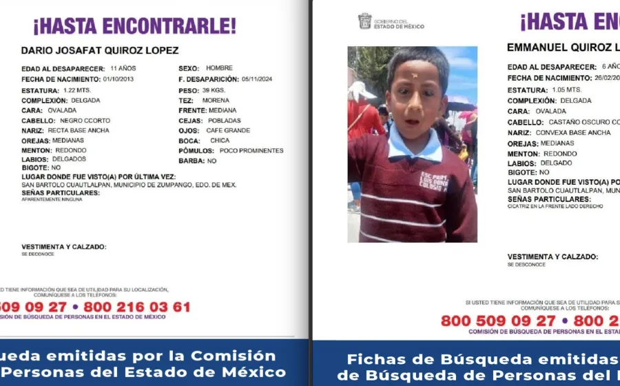 Localizan en Oaxaca a dos menores reportados como desaparecidos en el Edo. de México