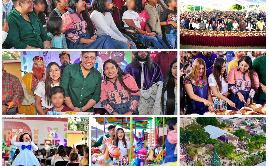 Celebra Xoxocotlán el Día de Reyes con alegría y tradición