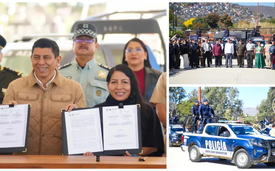 Implementan gobierno estatal y municipal estrategia para fortalecer la seguridad en Xoxocotlán