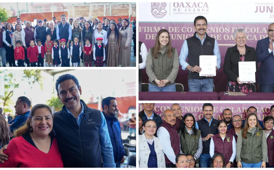 Construye Municipio de Oaxaca de Juárez alianzas en materia educativa