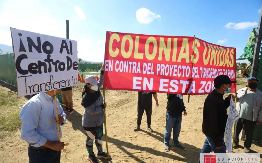 Rechazan Centro de Residuos en Xoxocotlán