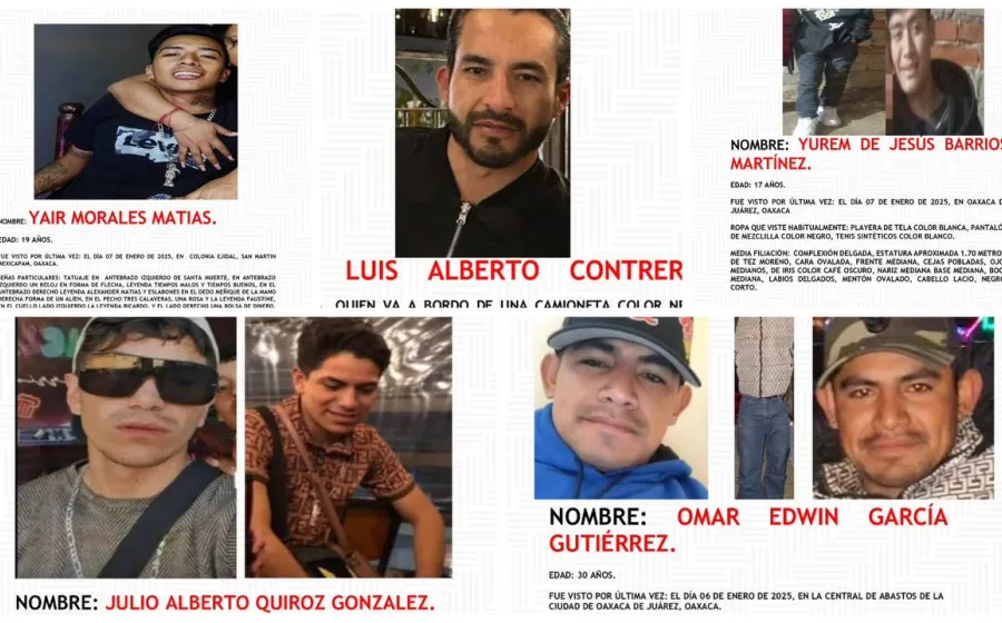 Fiscalía de Oaxaca activa protocolos de búsqueda y localización por seis personas adultas reportadas como No Localizadas en la región de los Valles Centrales