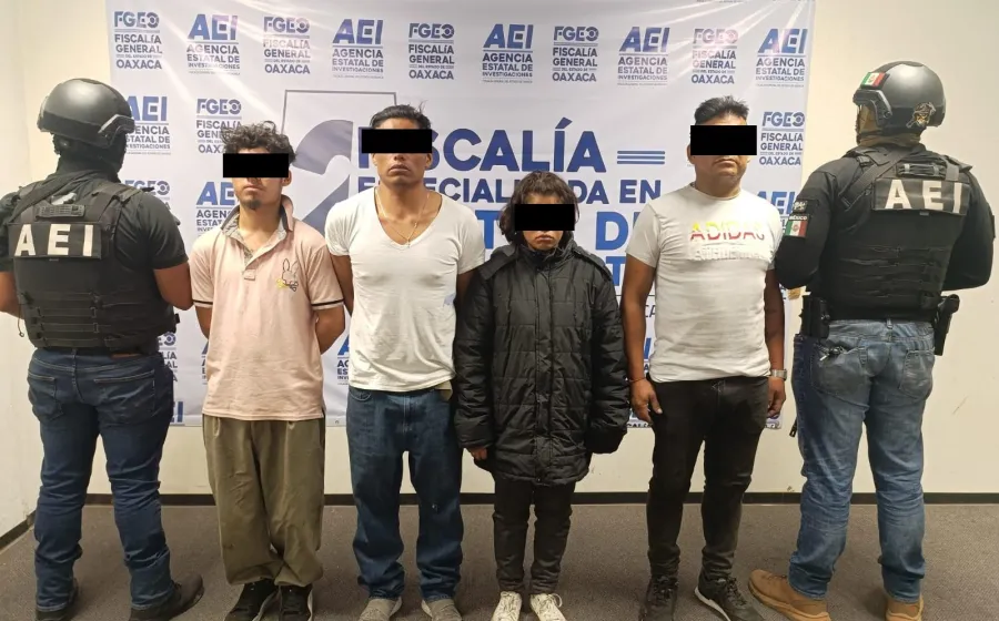Detienen a cuatro personas en Xoxocotlán, principales distribuidores de droga en la zona