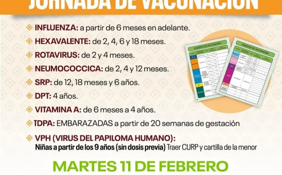 Campaña de vacunación en Xoxo 
