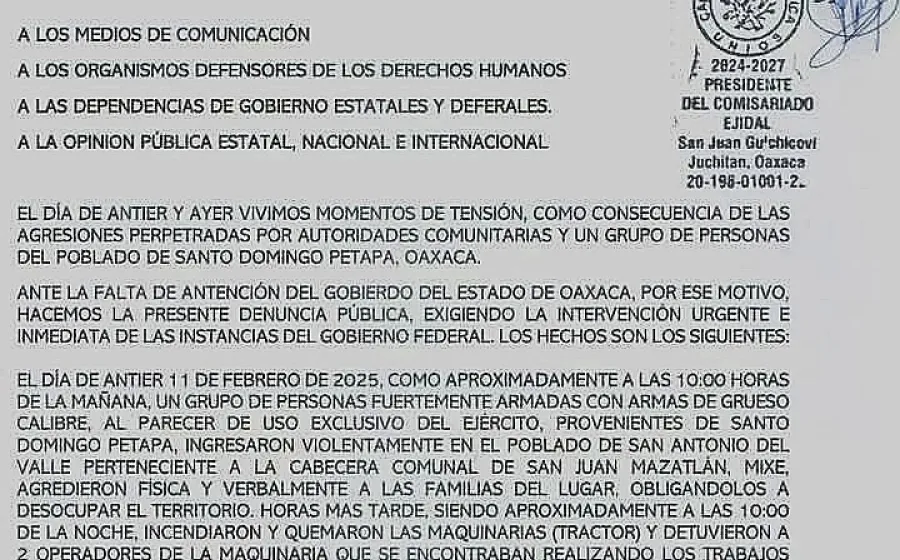 Se agudiza conflicto de tierras en zona norte del Istmo 
