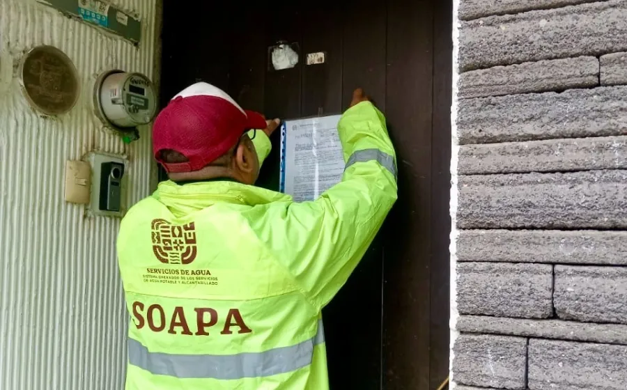 Exhorta Soapa a evitar el desperdicio de agua potable