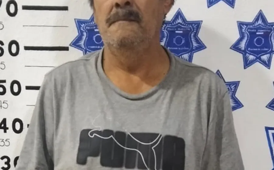 Policía Municipal detiene a su presunto delito de violencia de género
