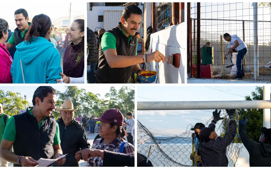 Se suman vecinos de Lomas de San Jacinto a los Tequios Vecinales
