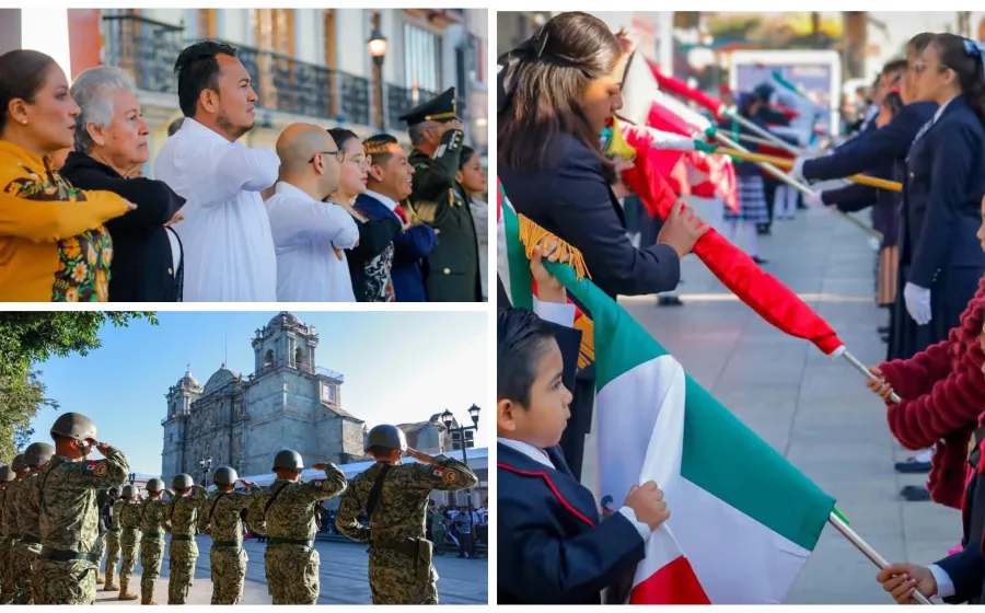 Conmemoran autoridades Promulgación de la Constitución