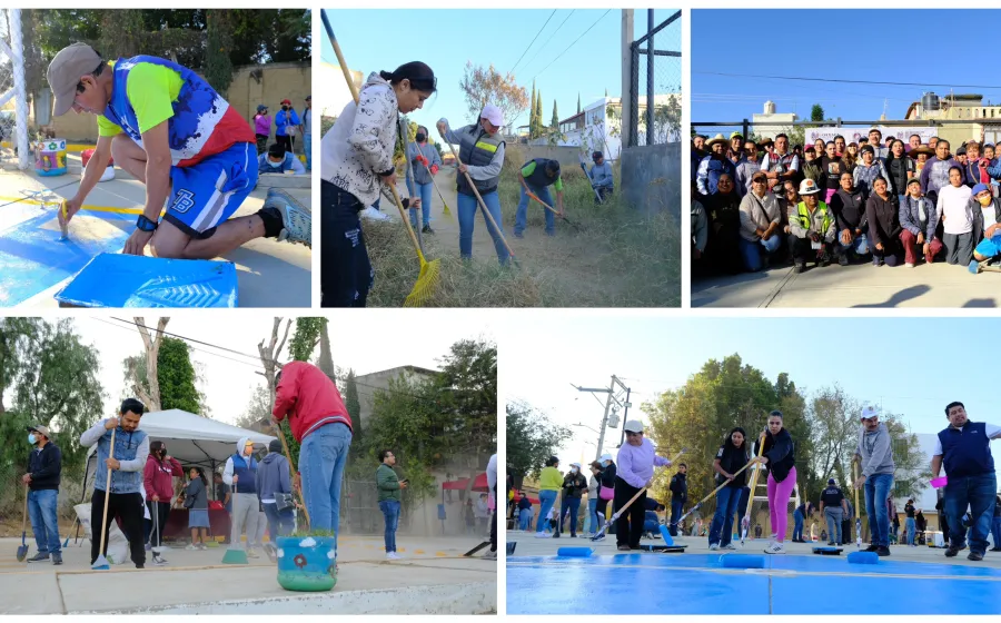 Rescatan espacios públicos en beneficio de vecinas y vecinos de Oaxaca de Juárez