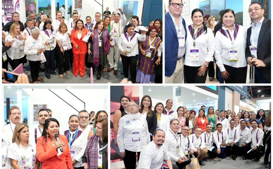 Inauguran stand de Oaxaca en la Vitrina Turística Anato 2025
