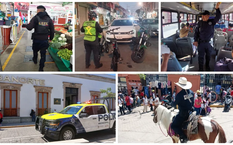 Fortalece Oaxaca de Juárez su seguridad con acciones clave en beneficio vecinas y vecinos