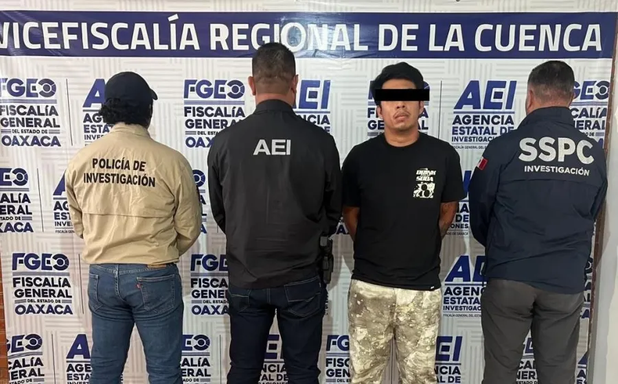 Fiscalía de Oaxaca, en colaboración con Fiscalía de Tabasco, detienen a sujeto por desaparición de personas