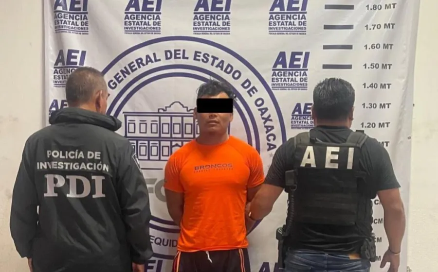 Fiscalía de Oaxaca en colaboración con FCM, detienen a sujeto por desaparición forzada de personas