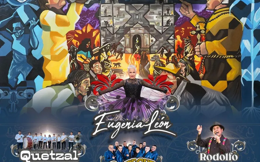 Eugenia León en los tradicionales Martes de Brujas en Xoxocotlán