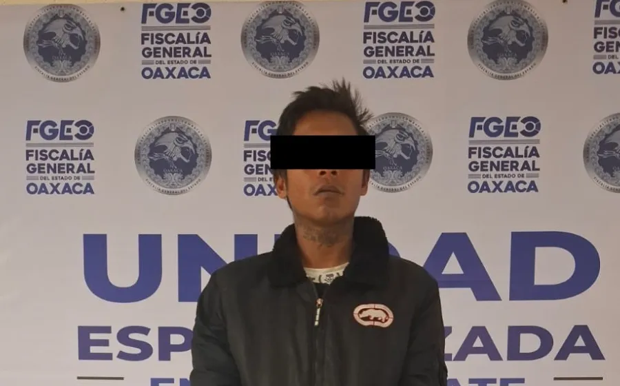 Detienen a sujeto por extorsión y asociación delictuosa cometido contra comerciantes en Valles Centrales