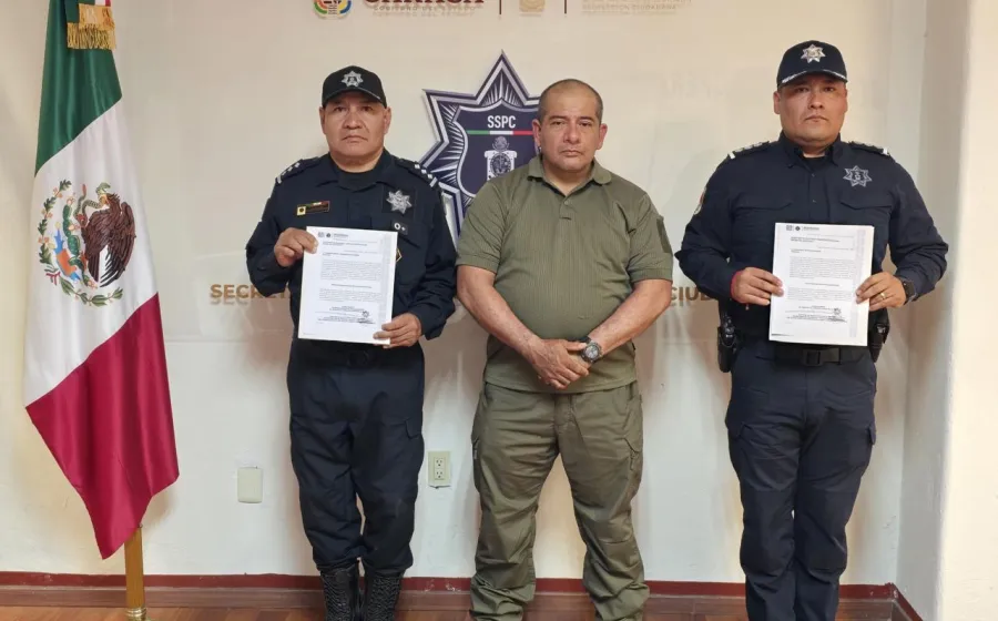 Rinde protesta nuevo Comisionado y Jefe de Estado Mayor de la Policía Estatal