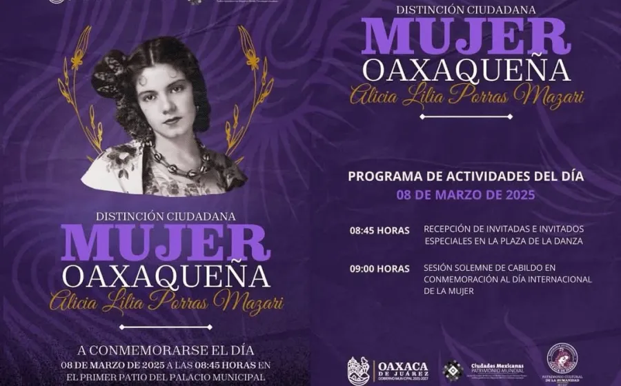 Mujeres oaxaqueñas serán galardonadas en Sesión Solemne de Cabildo