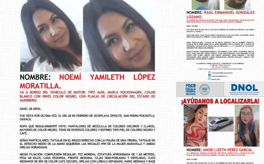 FGEO investiga posible involucramiento de policías municipales en caso personas de Tlaxcala desaparecidas en Oaxaca