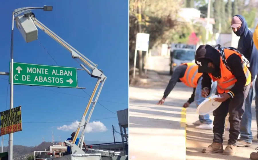 El Municipio de Oaxaca de Juárez impulsa acciones de embellecimiento, limpieza e iluminación en diversas zonas de la ciudad